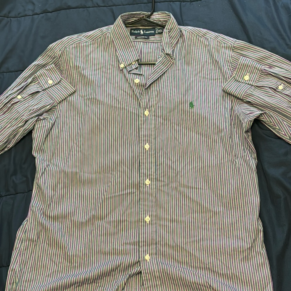 Purple Ralph Lauren dress shirt